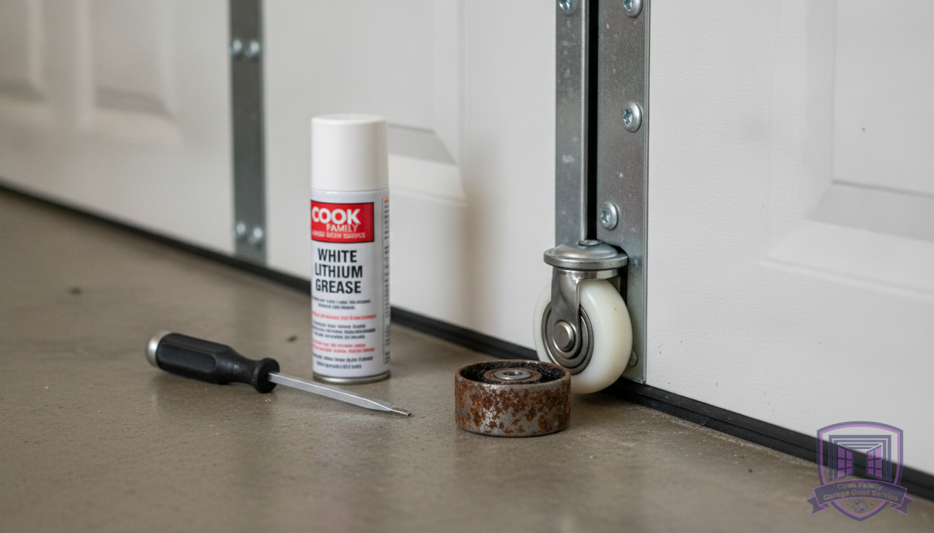 Garage Door Roller Replacement in Corkscrew