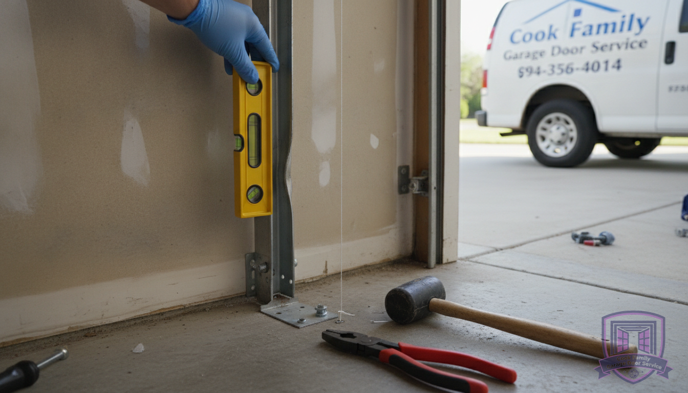 Garage Door Track Repair & Alignment